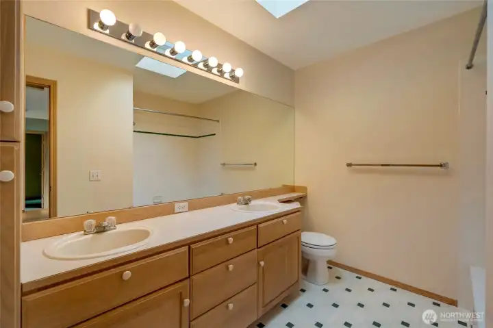 Upstairs bathroom.
