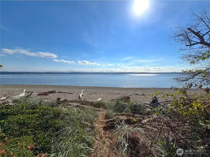 Stunning private sandy beach