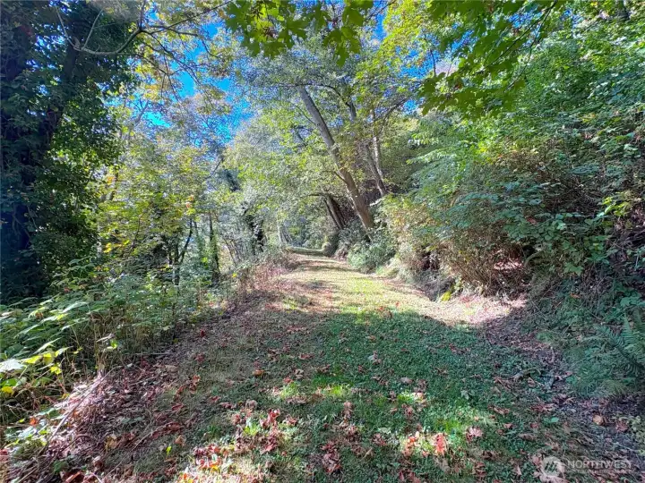 Path to neighborhood beach