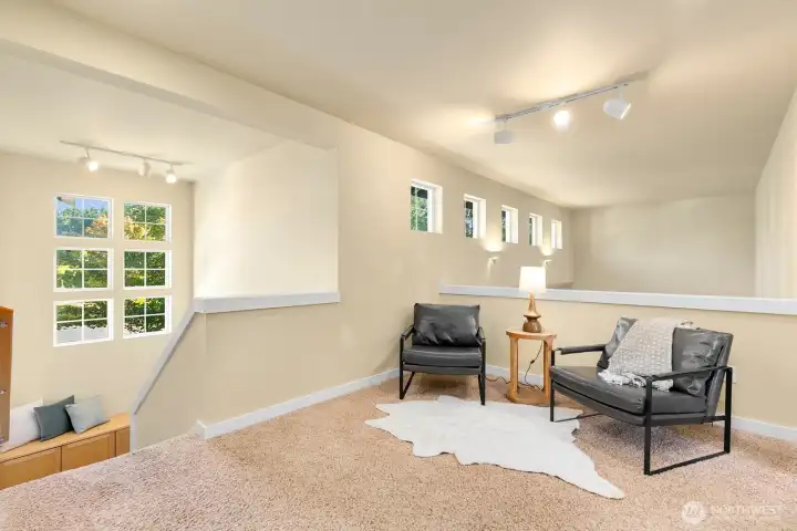 Upper seating area