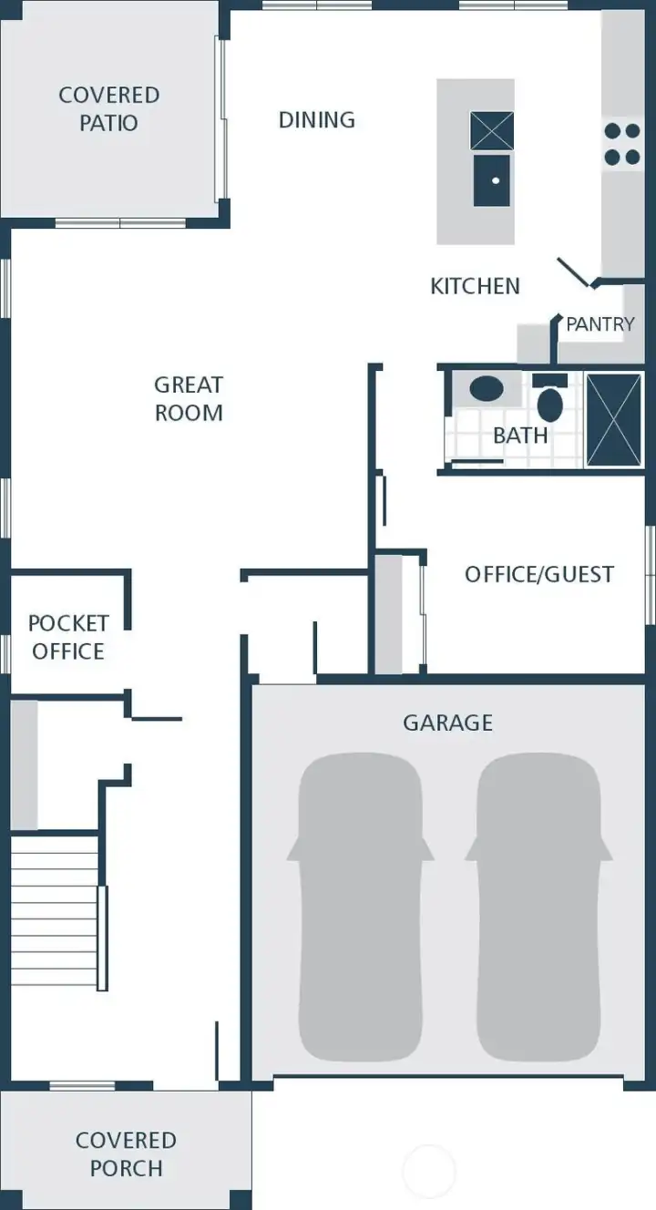 Image is a Rendering   Photographs are for illustrative purposes only. Features, finishes, interior/exterior colors, landscaping and floorplan shown may vary from actual homes built.