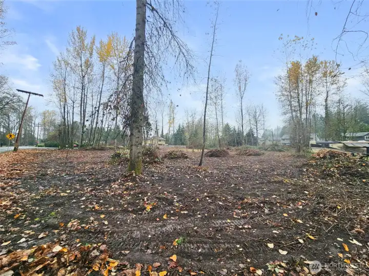 Looking from North and East along the South border.