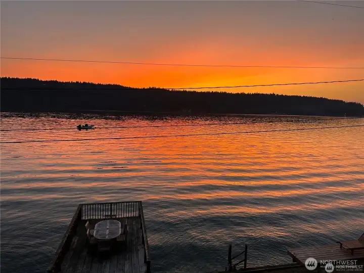 You will never tire of the sunsets from this home!