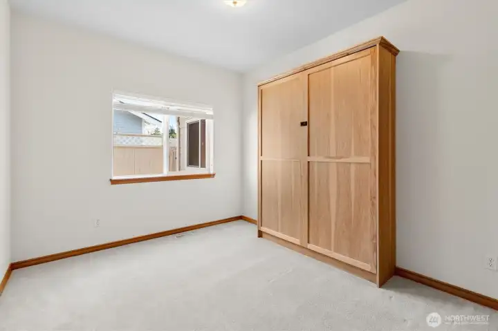 Bedroom #1 with murphy bed