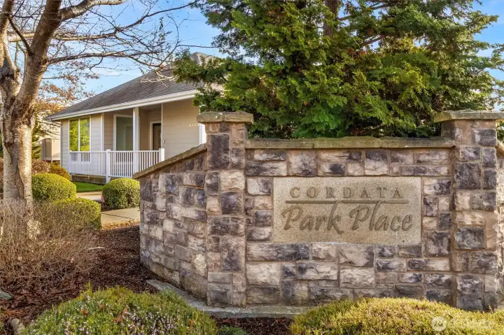 Entrance to the community