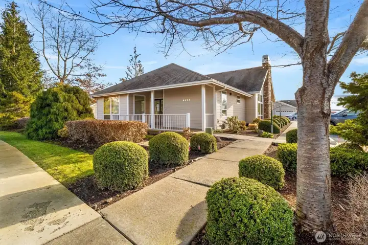 Clubhouse located directly across the street.