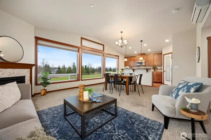 Perched above a sweeping woodland meadow with panoramic mountain views, this top-floor condo offers space, light, and long-term value in one of Lynden’s most desirable settings.