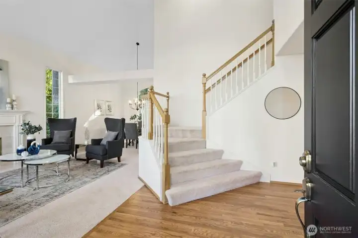 Welcome! This home embodies modern elegance with its open, vaulted ceilings and stunning updates.