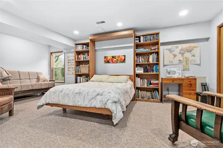 Bedroom #3 - this room has a ton of space! The murphy bed conveys.