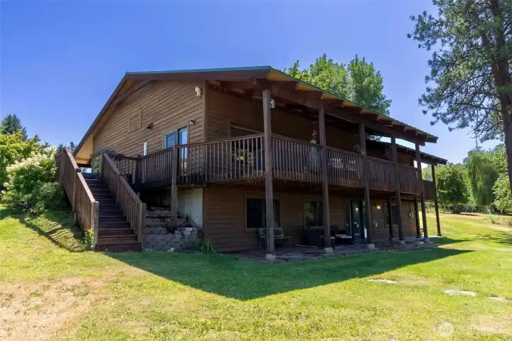Large house with daylight basement