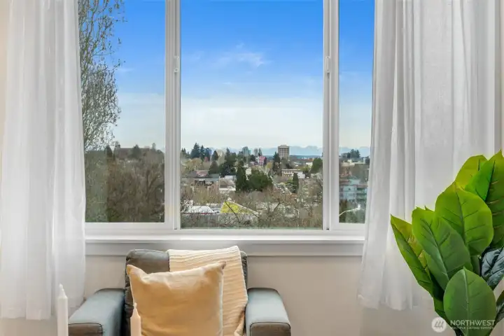 Excellent views looking over Wallingford.