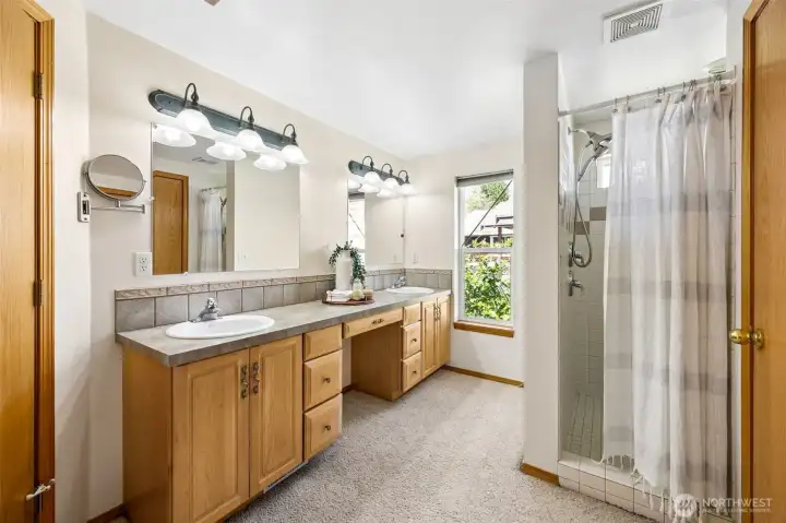 Large ensuite with shower.