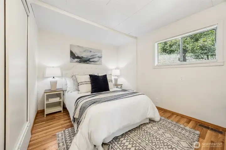 Bedroom in the ADU.