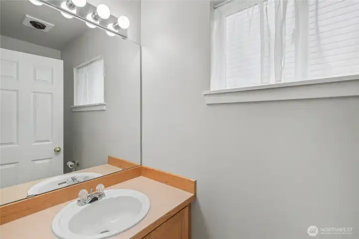 Downstairs powder bath.