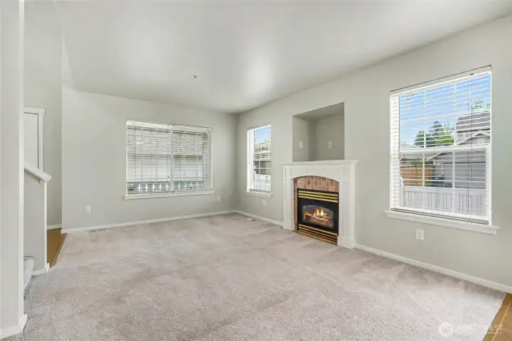 Open floorplan downstiars.