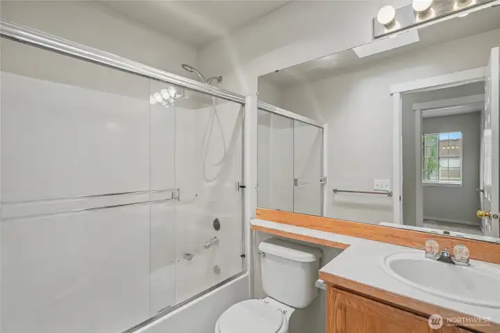 Hall bath upstairs.