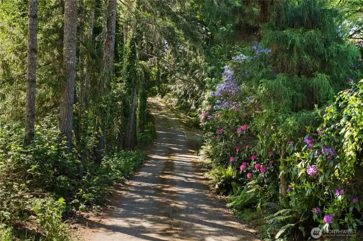 Private road owned by seller