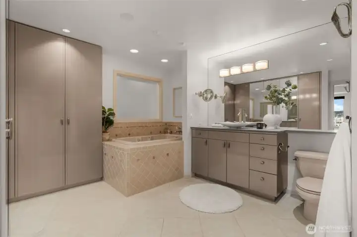Heated floors! Heated floors!