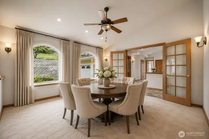 Formal Dining off Entry *Ai Virtually Staged Formal Dining off Entry *Ai Virtually Staged