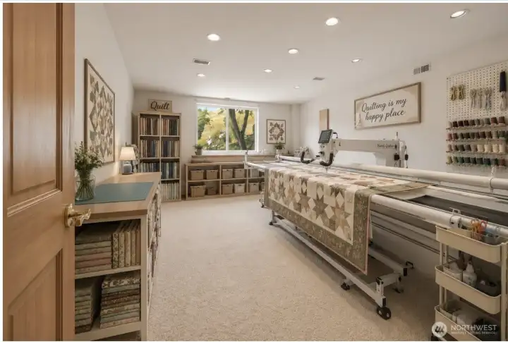 Extra Room office, quilter retreat, additional sleeping space. *Ai Virtually Staged Extra Room office, quilter retreat, additional sleeping space. *Ai Virtually Staged
