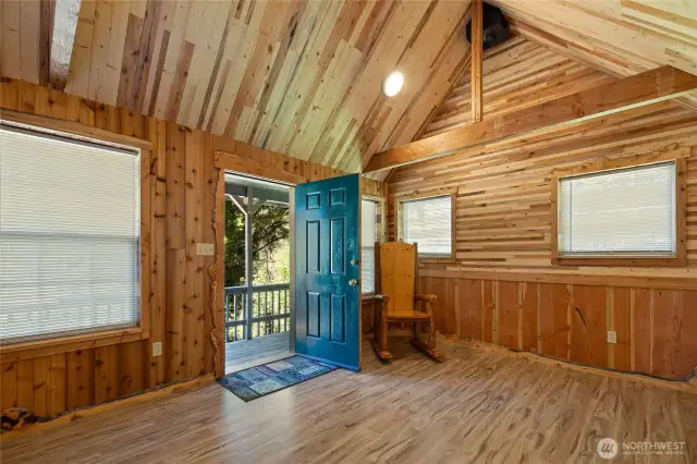 dry cabin interior