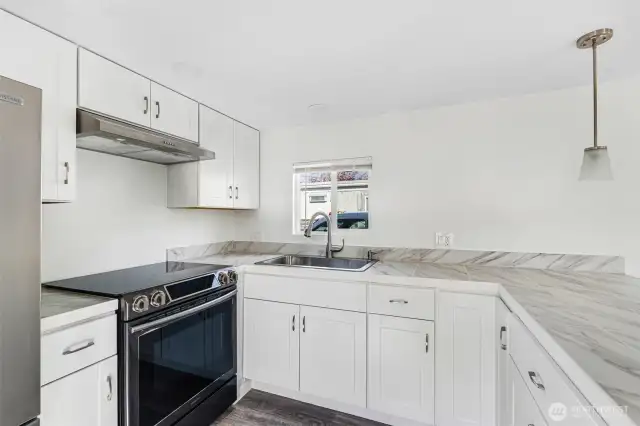 All new cabinets & countertops.