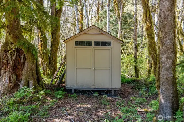 Approx. 8' x 10' shed for all your camping gear.