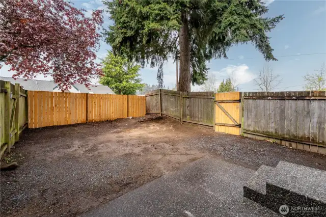 Private Backyard