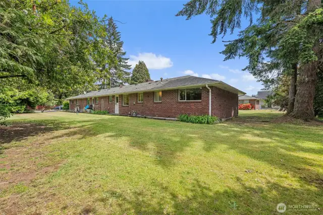 Alternate view of backyard.