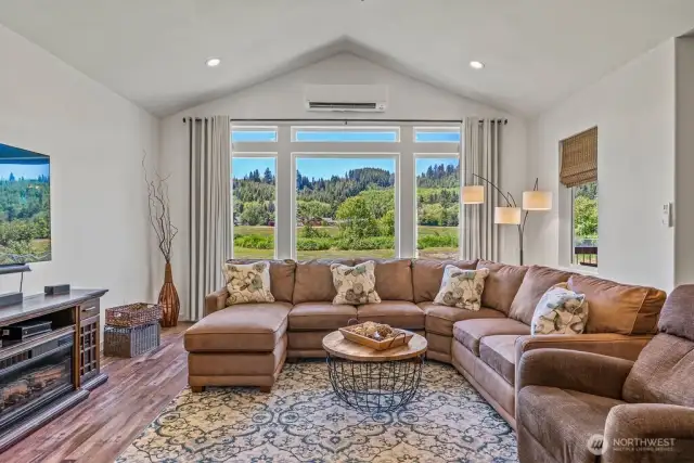 Beautiful windows showcase the views!