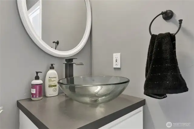 Main floor half bath
