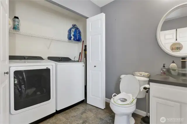 Main floor laundry