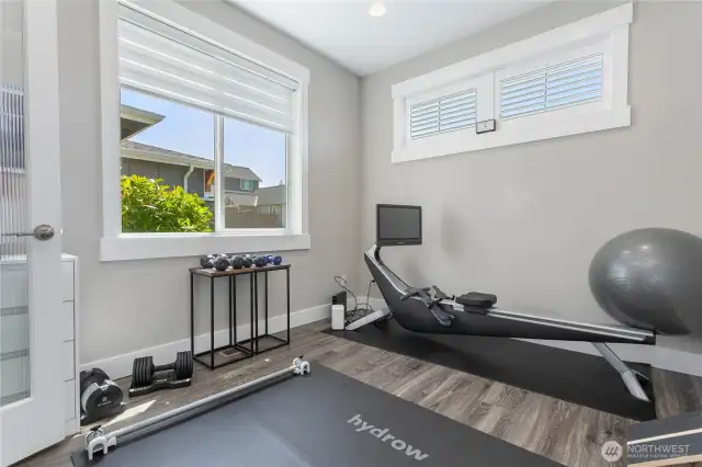 3rd bedroom being utilized as alternative space