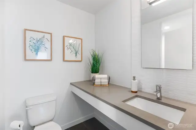 3/4 bathroom on the lower level