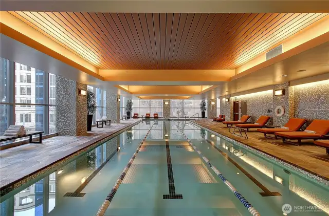2nd floor hotel pool and spa