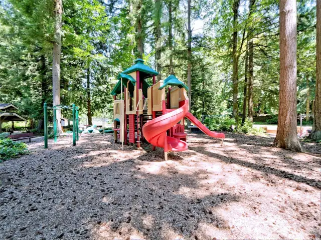 Play structure for smaller children.