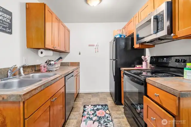 Spacious kitchen