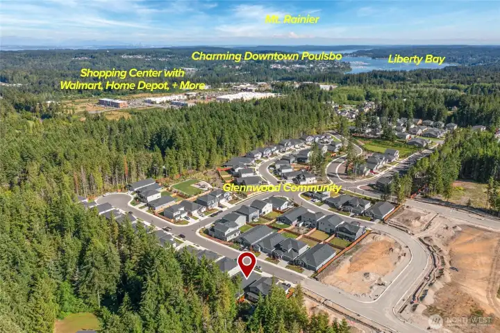 Fabulous location close to Poulsbo shopping and not far from Silverdale amenities.