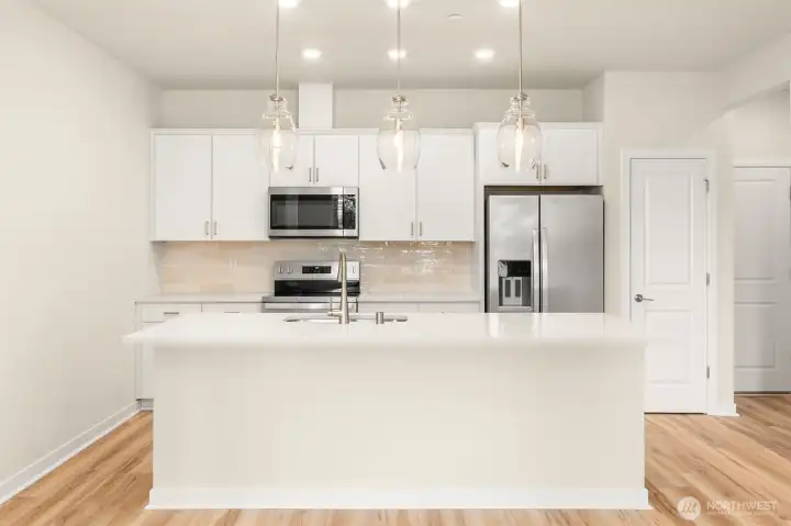 Kitchen with Whirlpool appliances
