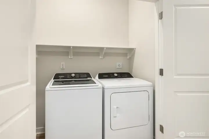 Upstairs laundry
