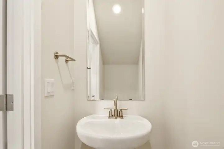Main floor powder bath