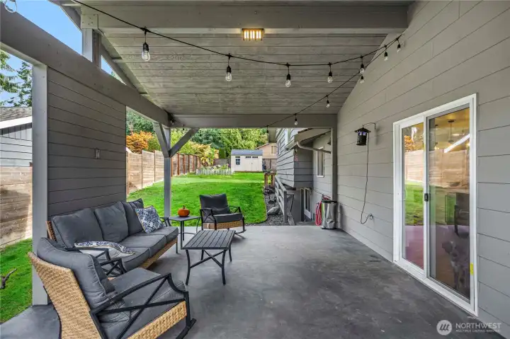 Covered patio