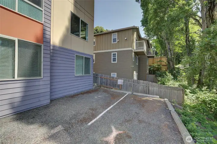 One Parking Space next to Townhome