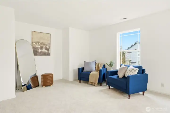 Private retreat set apart from main living spaces