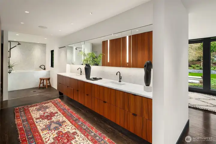 Primary suite bathroom