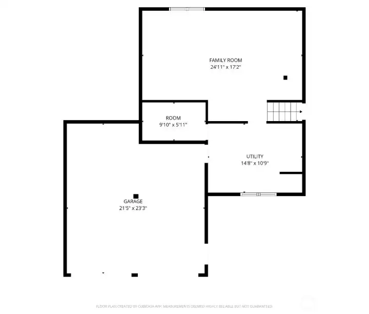 Lower level, small room is actually a half bath with a utility sink and toilet, just off the utility room/mud room. 2 car garage has an extra long side for work area/work bench Lower level, small room is actually a half bath with a utility sink and toilet, just off the utility room/mud room. 2 car garage has an extra long side for work area/work bench