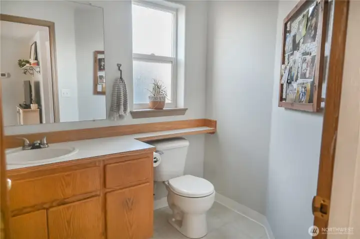 Main floor half bath