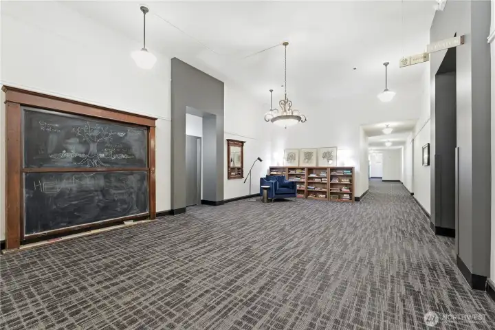 community library sitting aread