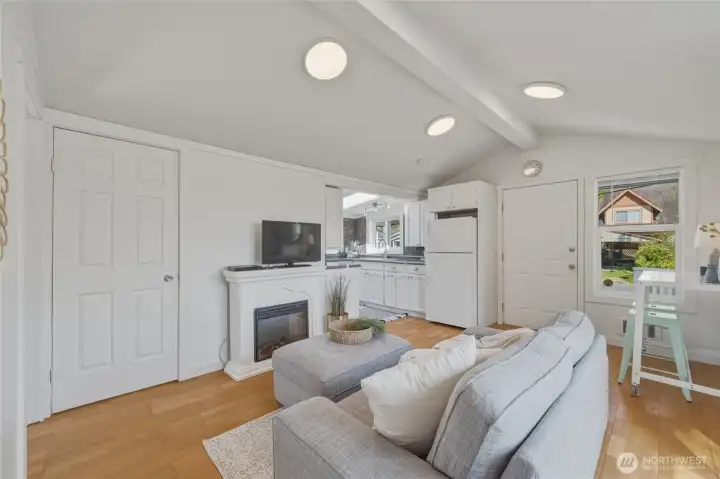 The floor plan is maximized with very little wasted space.