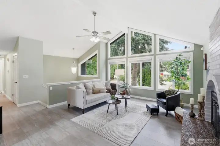 Open and Bright a perfect main living space